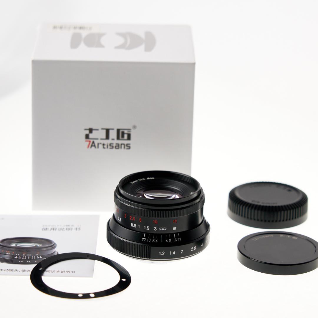 【極美品】7Artisans 35mm F1.2 マイクロフォーサーズ用