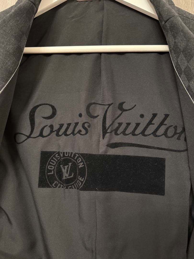 Louis Vuitton グレー チェック柄 スーツ