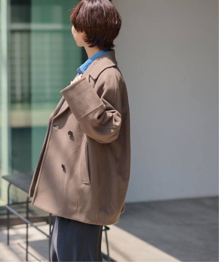 ジャーナルスタンダードレリューム 尾州ウールスーパー100モッサPコート　38