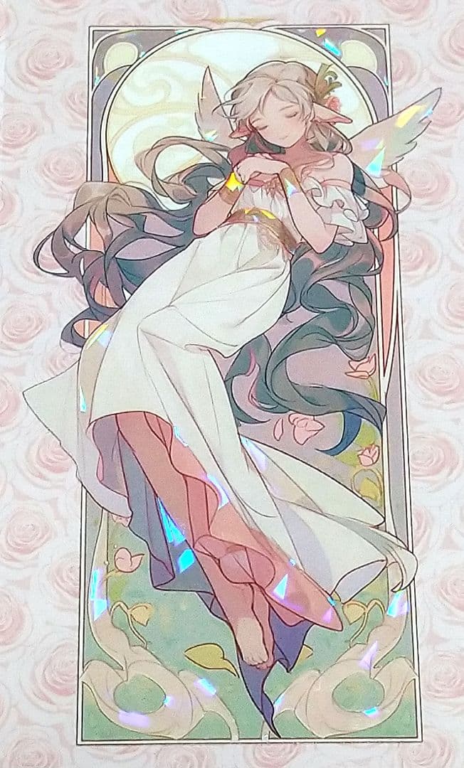 ラスト✩廃盤品✩J1050＃夕月幽境(贝壳光)切り売り海外人物女の子AIマステ