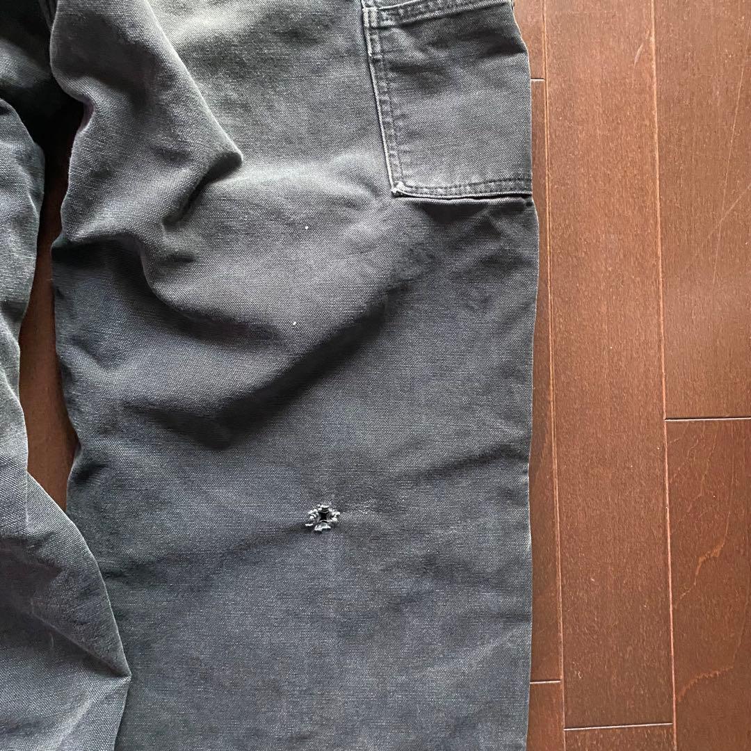 carhartt ブラックダックオーバーオール ダブルニー