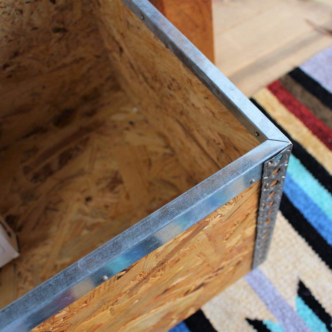 ファクトリー ウッドボックス コンテナ 木箱 ワイン箱 りんご箱 収納ボックス