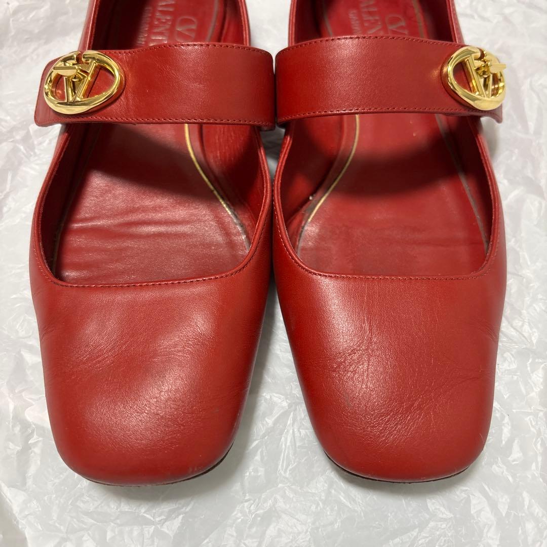 VALENTINO BALLERINA バレエシューズ 赤
