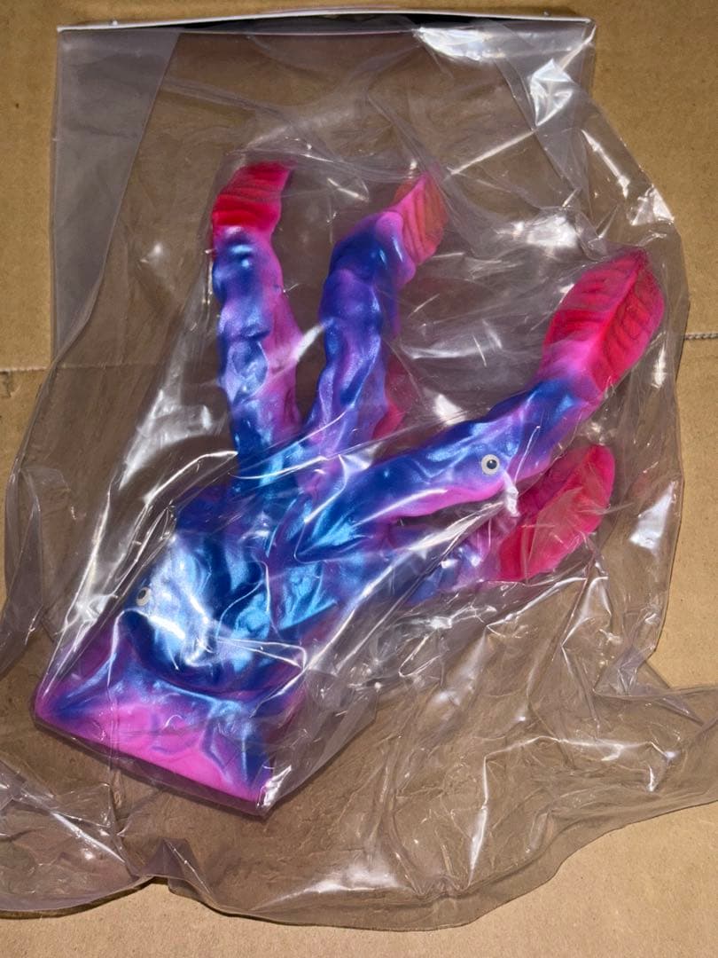 マルサン アマプロ 世紀の怪奇植物 スフラン350 公害怪獣ピンクver ソフビ