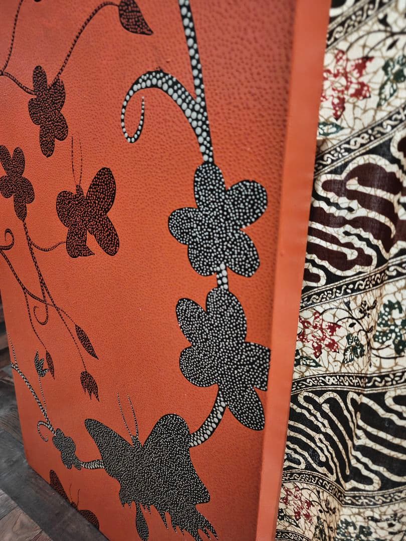 【送料込・匿名発送】バリ島ドットアートパネル（約50cm×150cm）