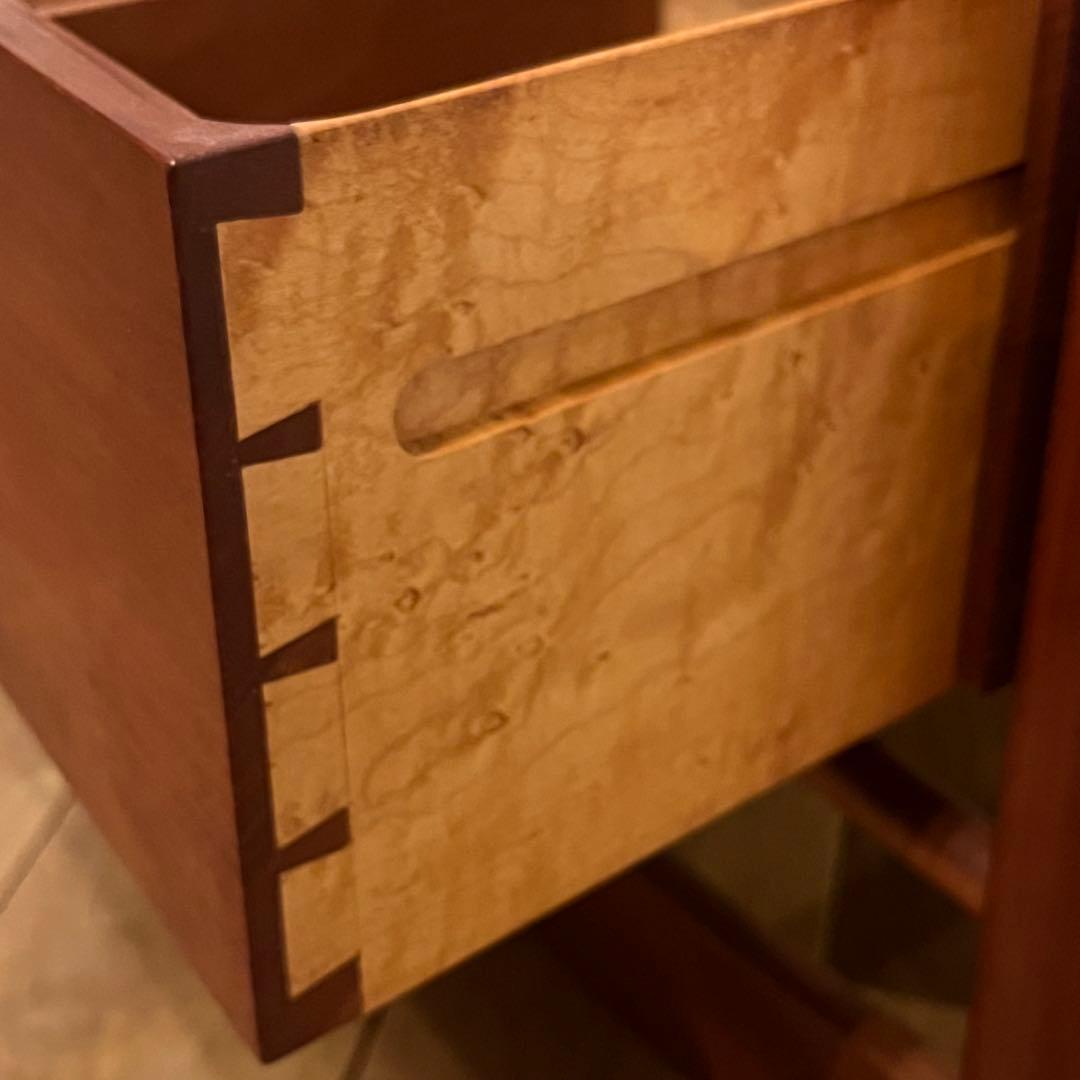 【ヴィンテージ】シェイカーデザイン　木製ロッキングチェア 引き出し付き