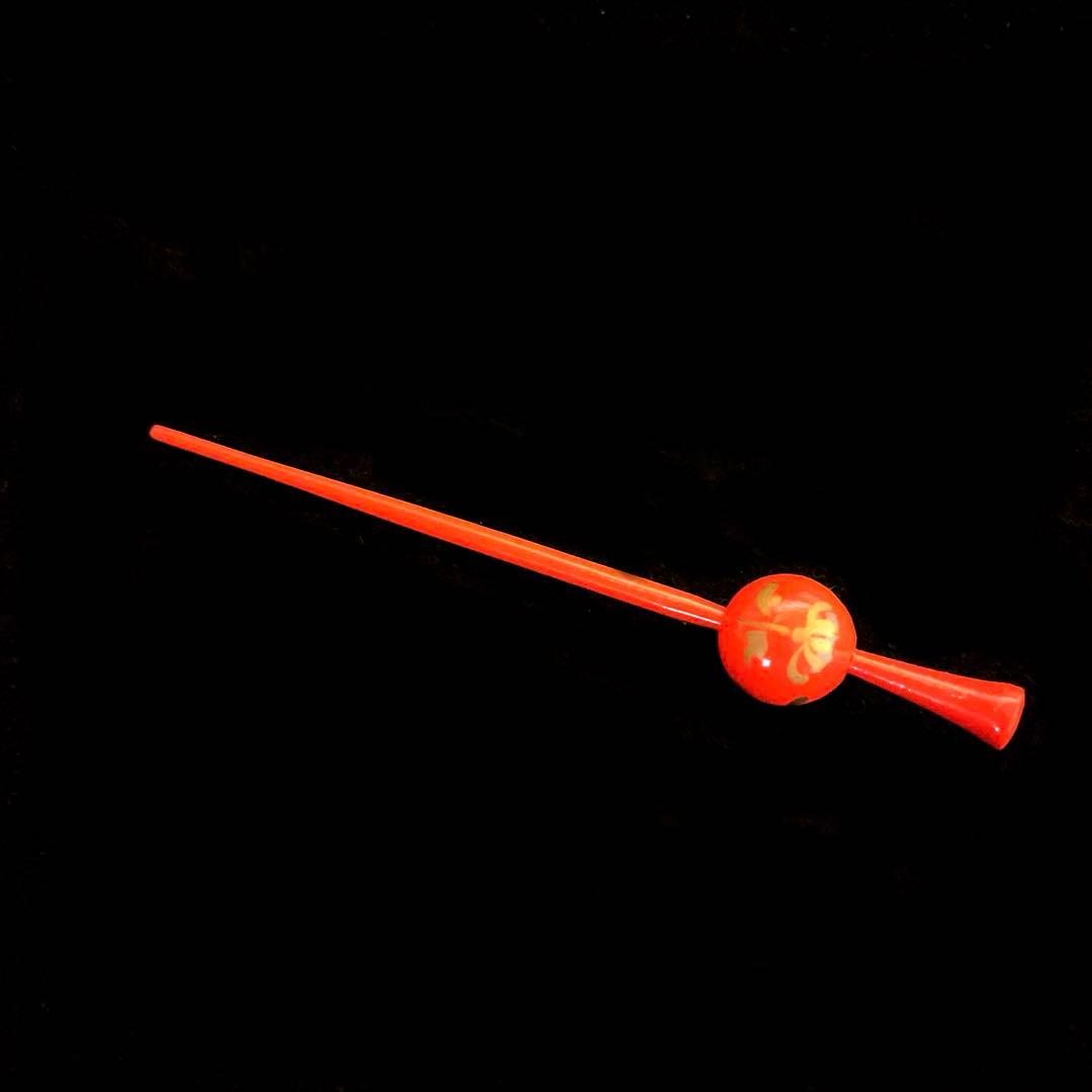 日本髪 髪飾り 七五三(5～7歳) 橙色