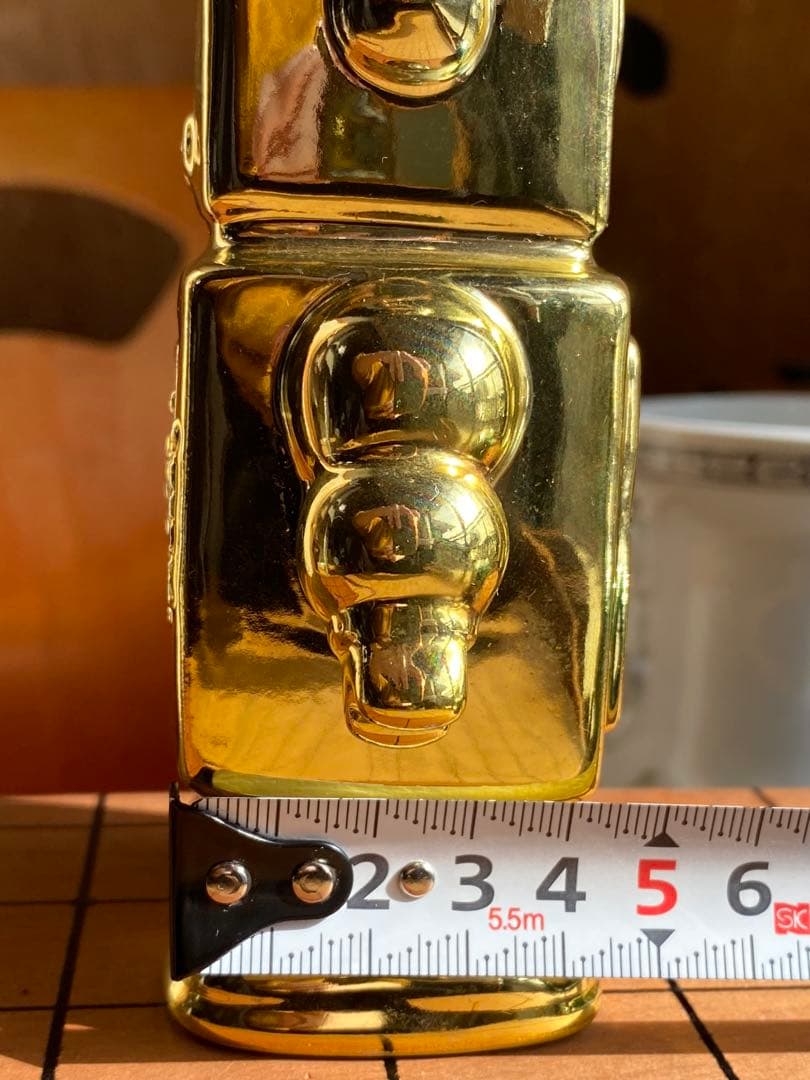 ゴールドロボット置物 貯金箱 レトロ フィギア フィギュア