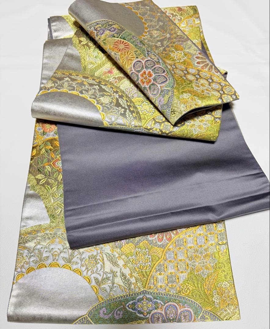 高級 袋帯 正絹 六通柄 唐織 精密織 フォーマル 訪問着 留袖 色無地 西陣織