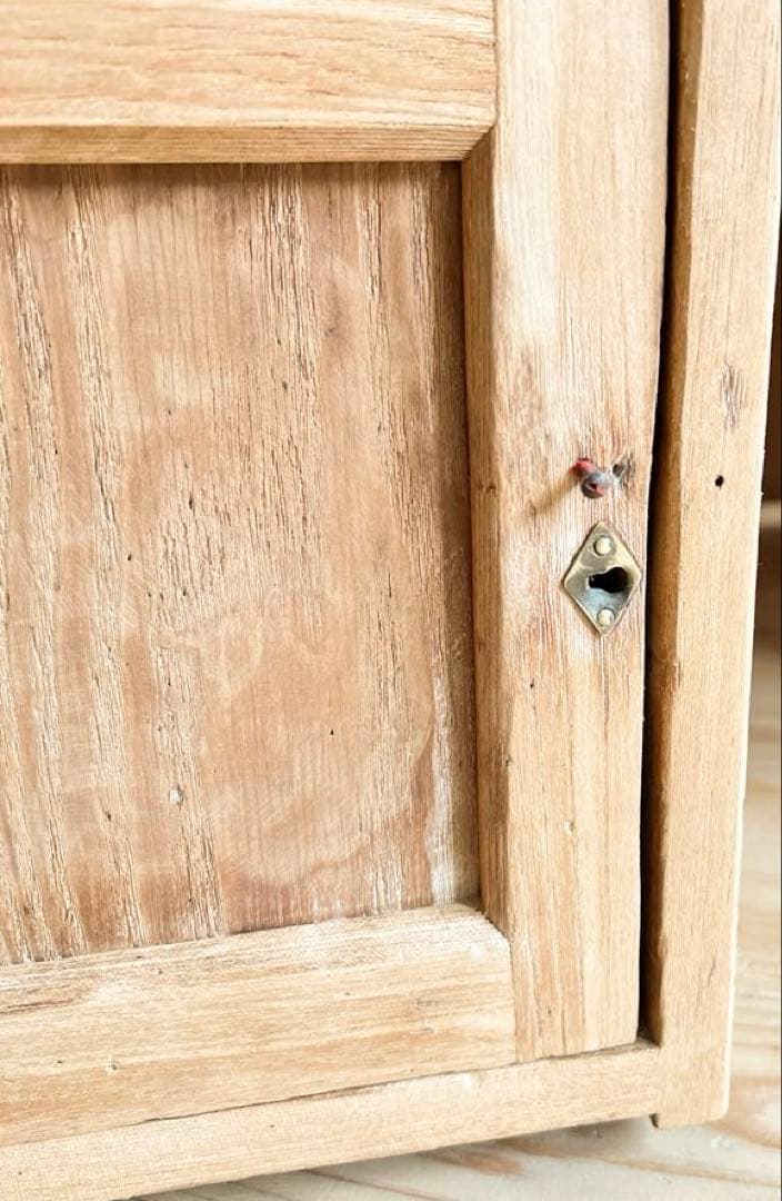 剥離家具　無垢材　ローデスク　M025　古道具　古家具　アンティーク　ビンテージ