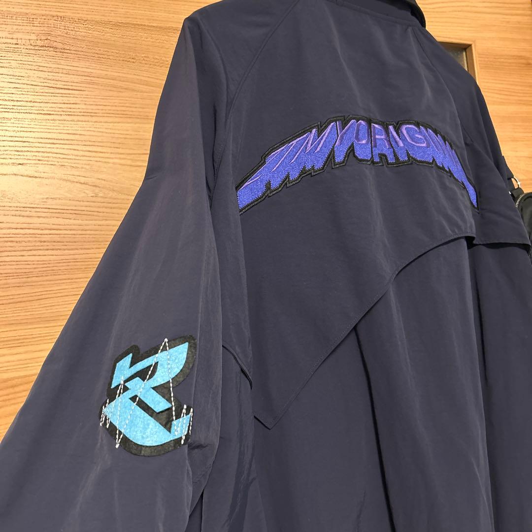 ずっと真夜中でいいのに　ずとまよ　テクノプア　バーシティジャケット　ネイビー　Ｌ