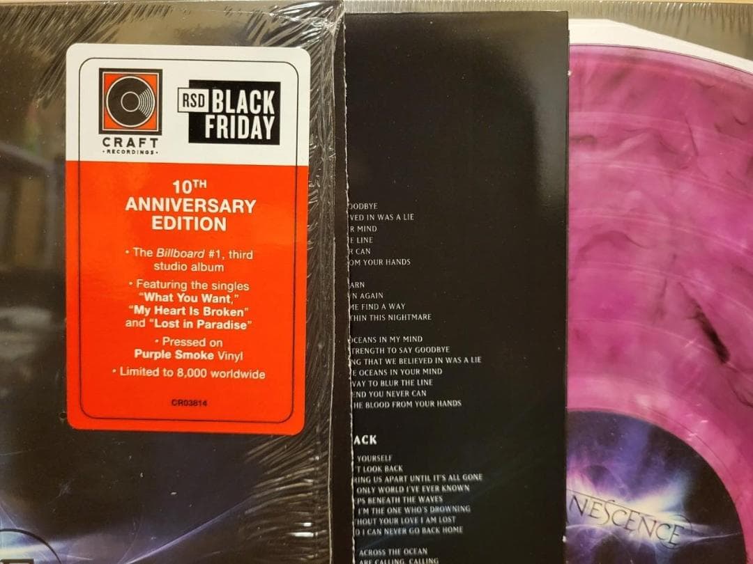 洋楽 Evanescence 10th Anniversary Edition LP