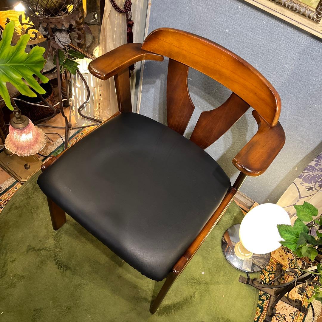 まきまきミッドセンチュリー　ヴィンテージ 80’s ショートアームチェア