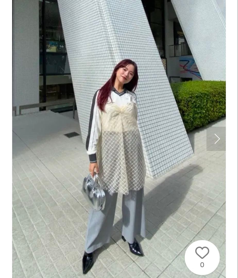 MAISON SPECIAL キャミソールブラウス FREE ホワイト