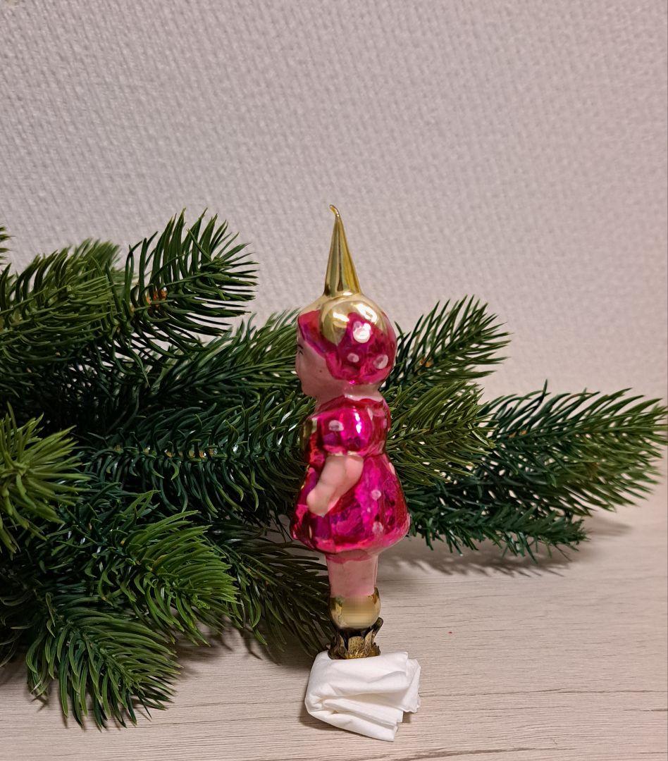 ガラスオーナメント　いちごの女の子