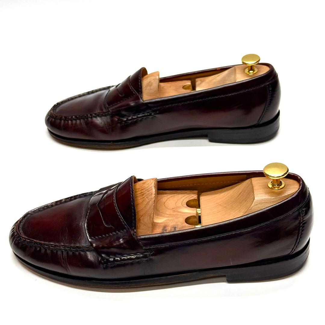 COLE HAAN ローファー バーガンディ ビジネスシューズ 本革 革靴