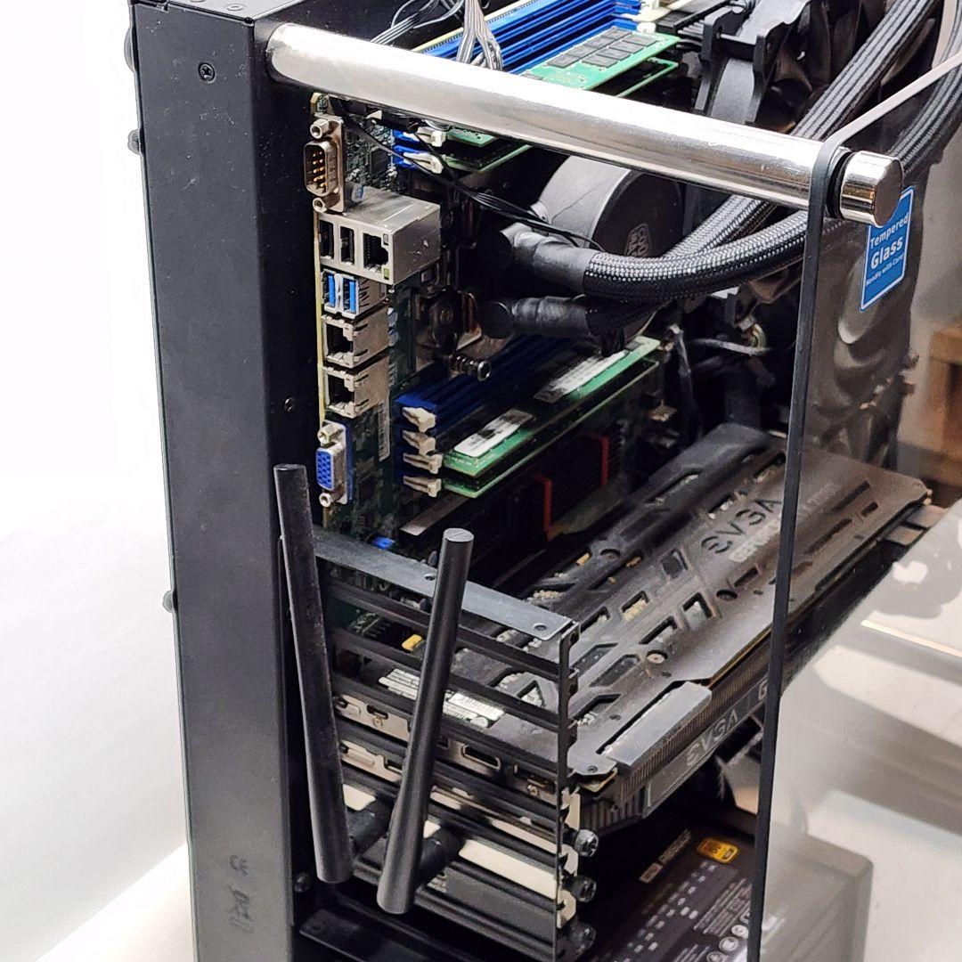 サーバーコンピュータ、EPYC 7402、128GB メモリ、 RTX2080、