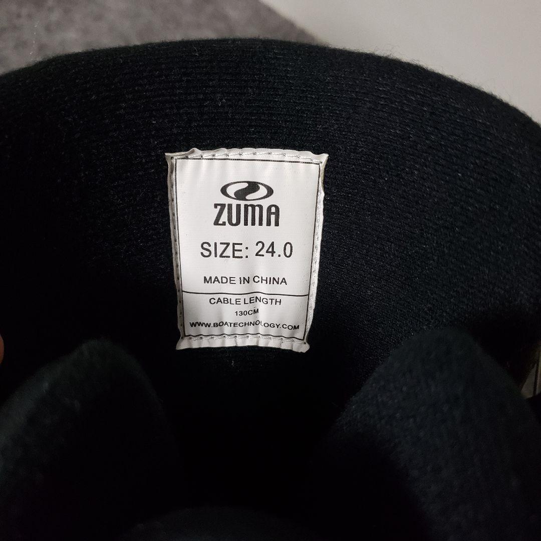 美品 ZUMA スノーブーツ 24.0cm 送料無料