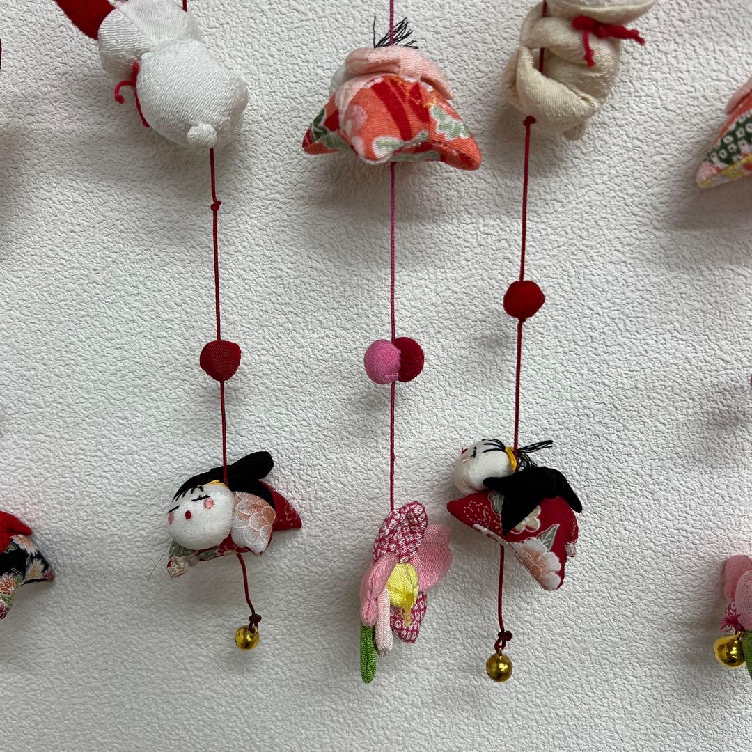 雛人形　桃の節句　ちりめんつるし飾りまとめ売り