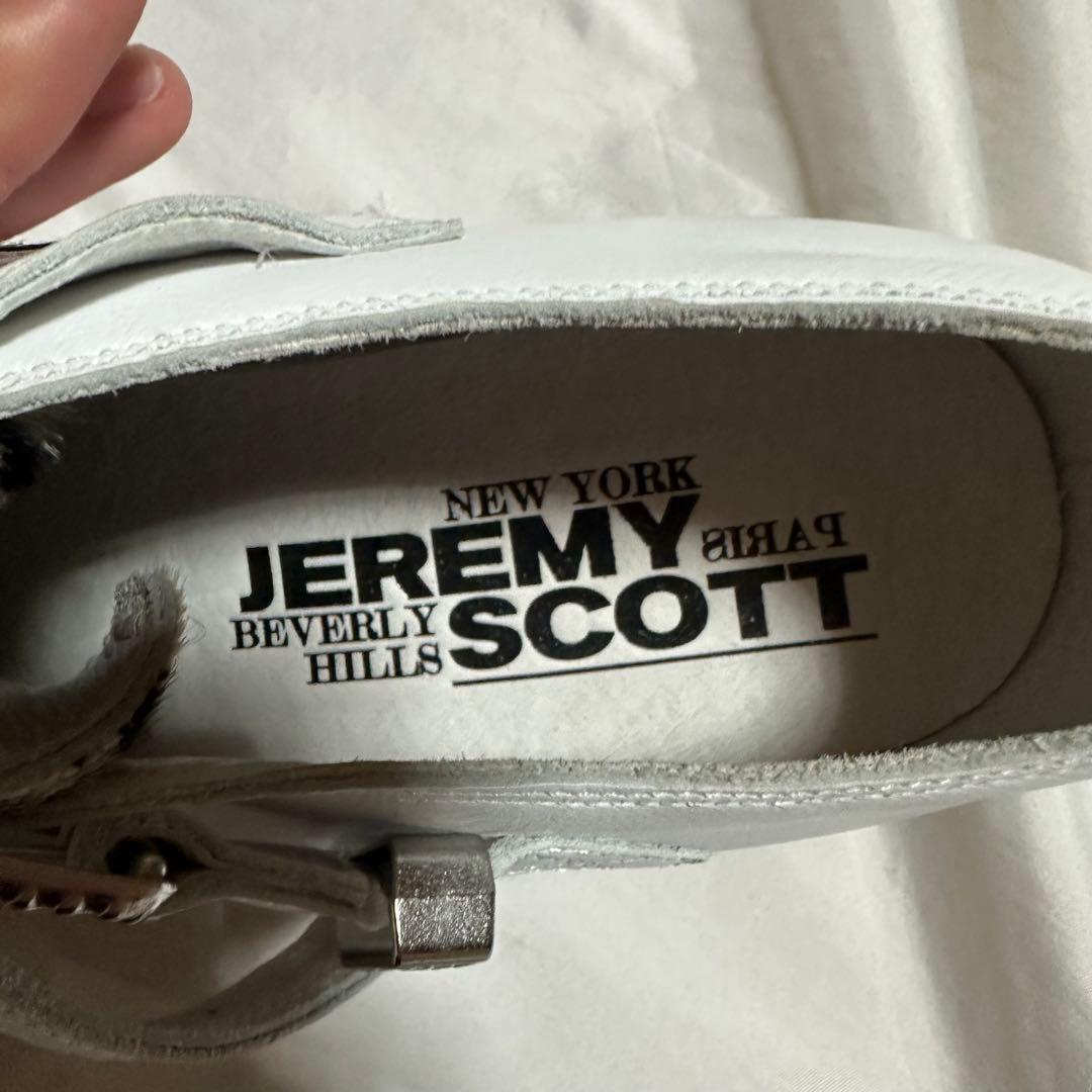 靴 10s adidas x Jeremy Scott leather loafer