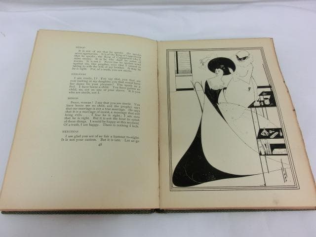オスカー・ワイルド著『サロメ』オーブリー・ビアズリー画　1894年英語初版本