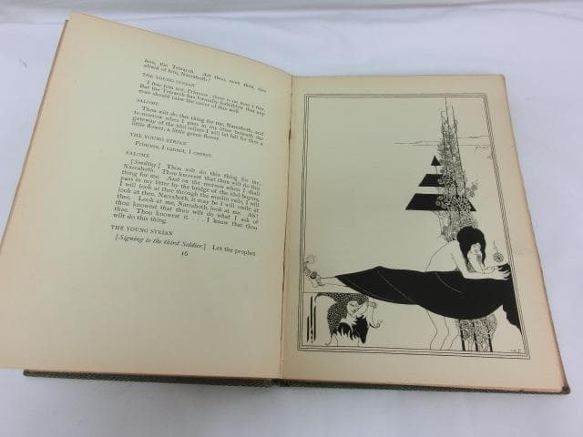 オスカー・ワイルド著『サロメ』オーブリー・ビアズリー画　1894年英語初版本