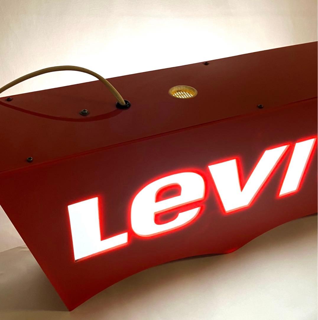 美品 動作保証 LEVI'S リーバイス ネオンサイン 店舗用ディスプレイ看板
