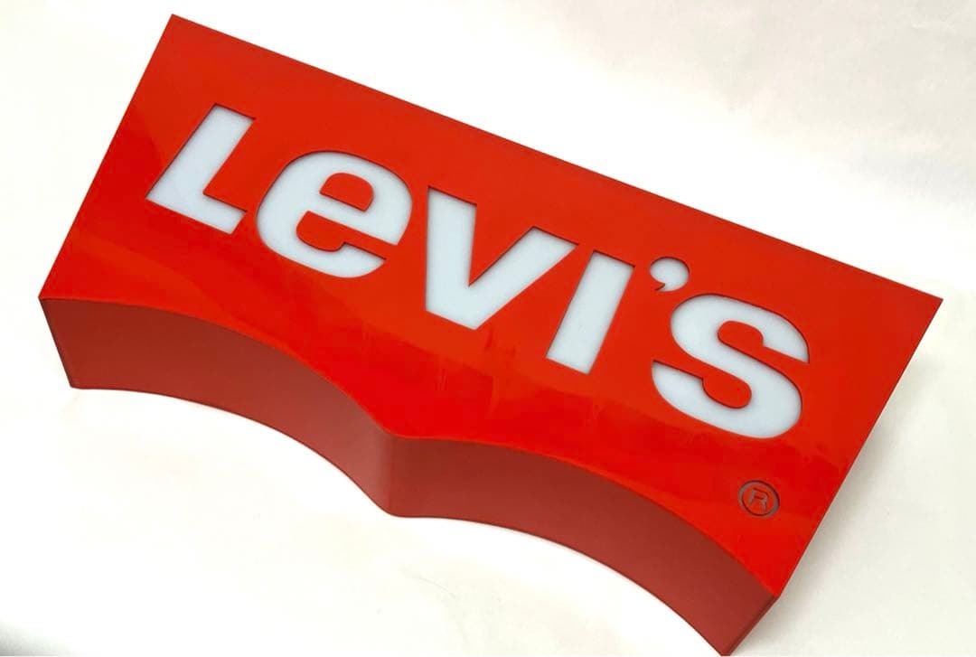 美品 動作保証 LEVI'S リーバイス ネオンサイン 店舗用ディスプレイ看板