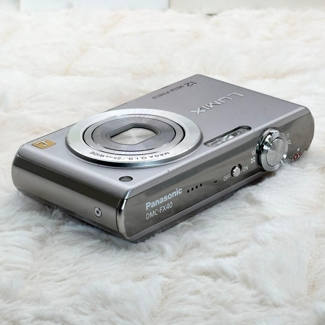 動作良好✨ Panasonic LUMIX DMC-FX40 シルバー