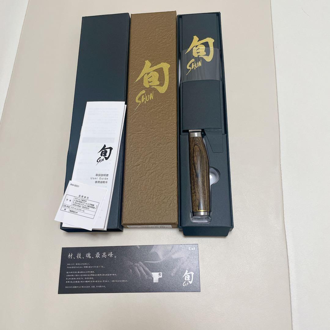 貝印 旬 Shun Classic ペティナイフ 90mm日本製ステンレス 包丁