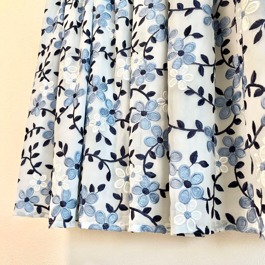 組曲　フォーマルドレス　ワンピース　花柄　刺繍　140