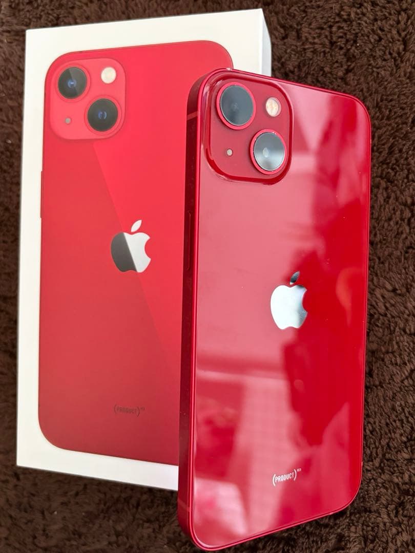 Apple iPhone 13 PRODUCT(RED) 128GB本体 箱付き
