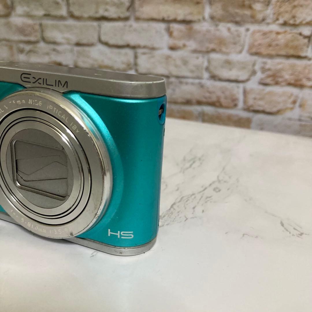 CASIO EXILIM EX-ZR1800 ブルー ジャンク 動作未確認