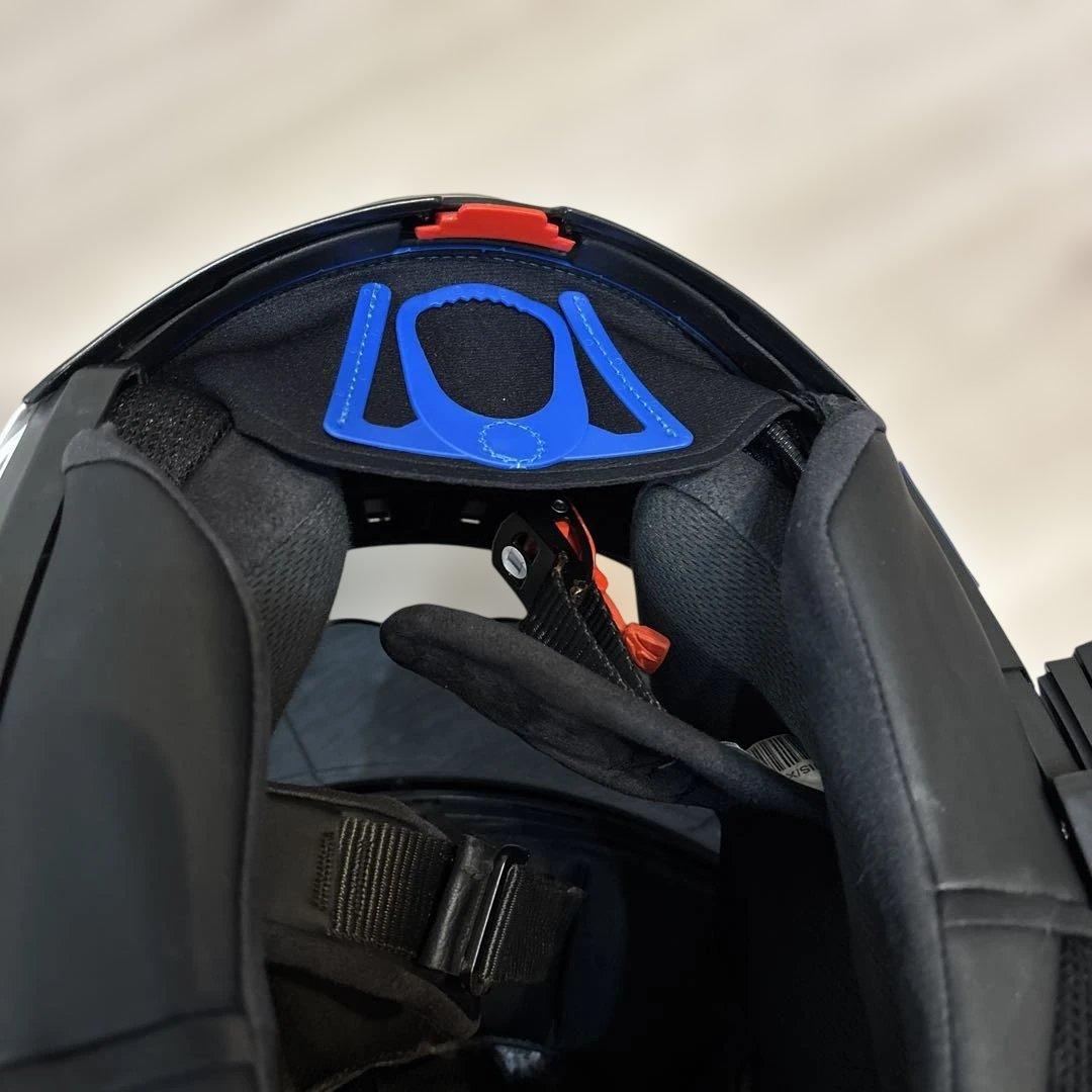 SHARK Evo-ES Blankシステムヘルメット ホワイト インカム装備