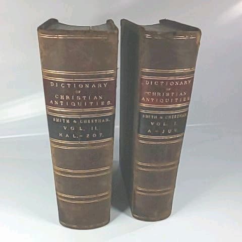 【希少書籍】約140年前に、イギリスで出版・古代キリスト教の辞典・英語版