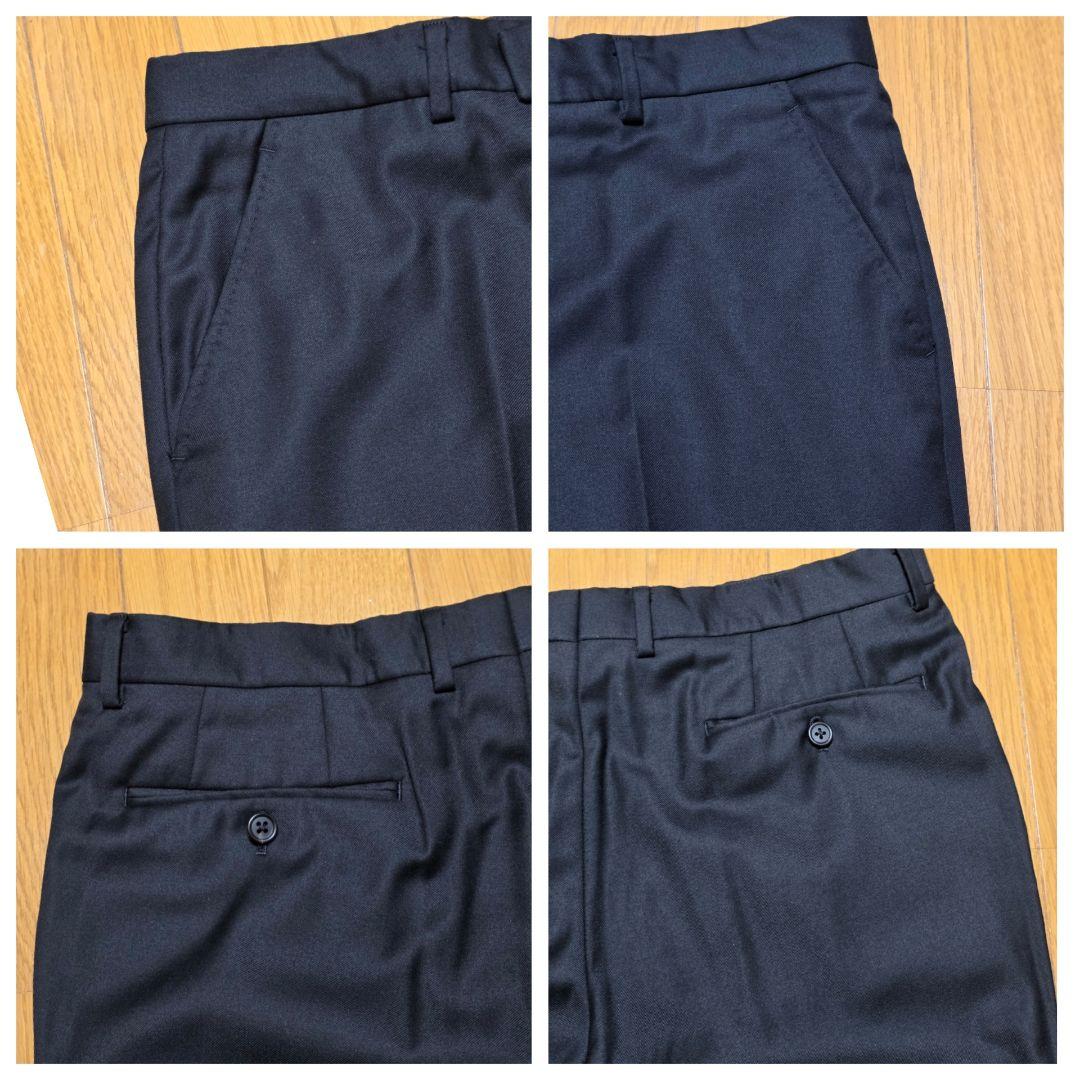 美品 Paul Smith ロロピアーナ セットアップスーツ ブラックM2