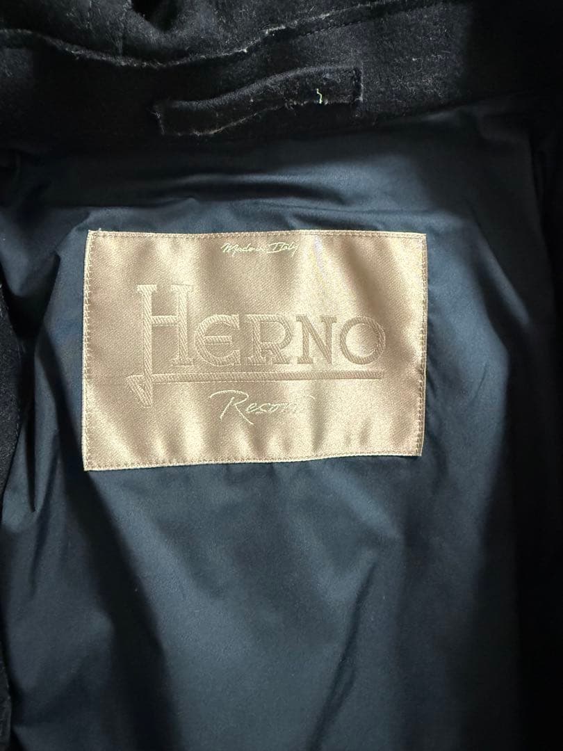 HERNO ヘルノResortウールフーデッド　コートサイズ50美品