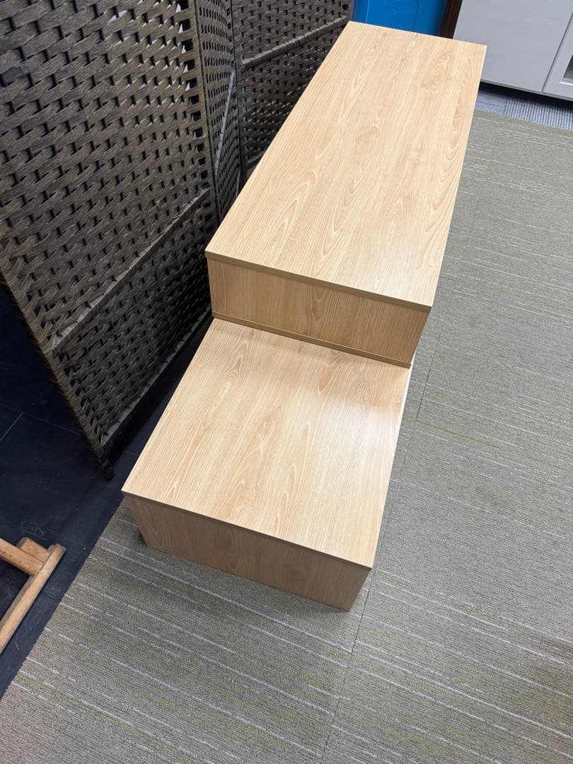 【美品】【洗浄消毒作業済】伸縮式テレビボード　テレビ台　TVボード