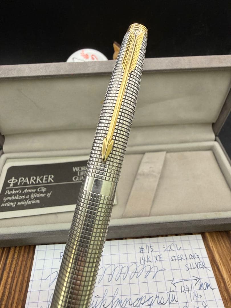 PARKER 万年筆 75 シズレ STERLING SILVER