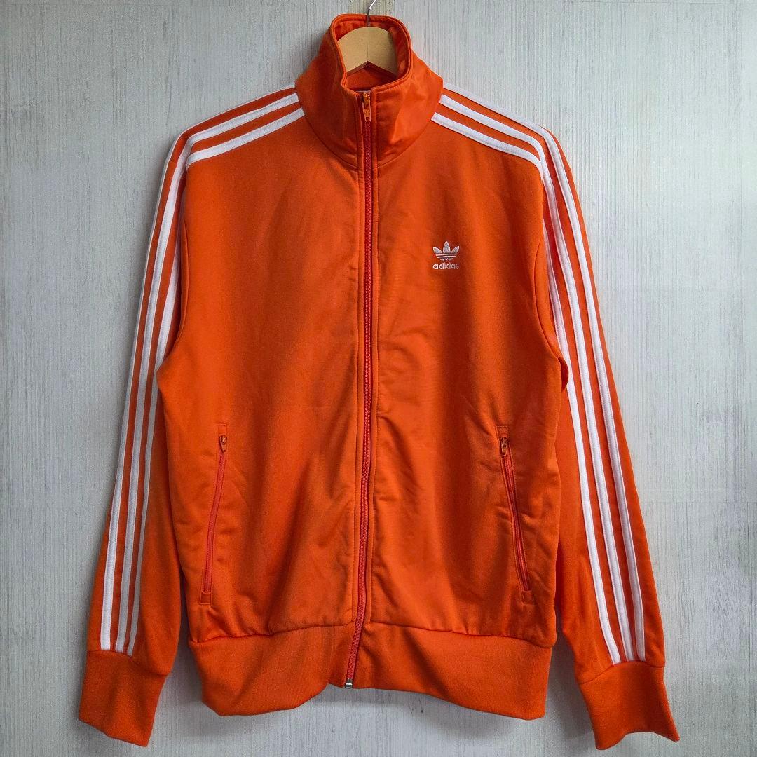 アディダスオリジナルス　トラックジャケット XL　オレンジ　ファイヤーバード