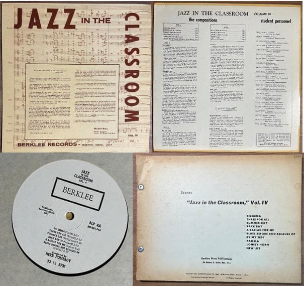 BERKLEE バークリー音楽院 ジャズインザクラスルームLP11枚　全スコア付