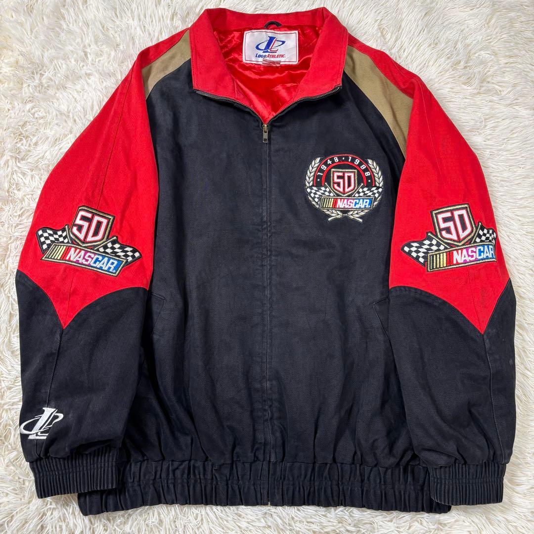 NASCAR 50周年 刺繍ブルゾン 4XL LogoAthletic ナスカー