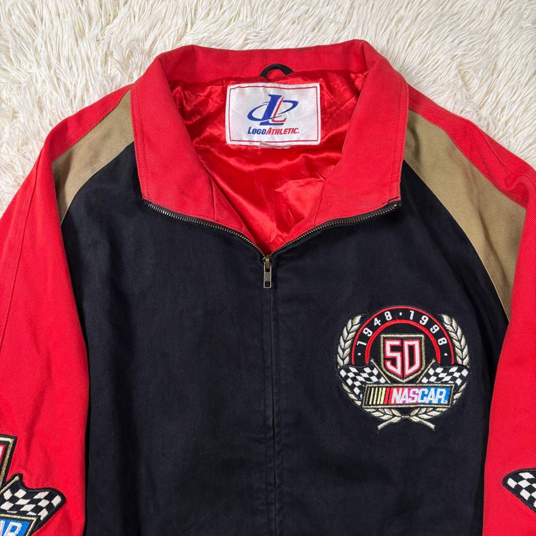 NASCAR 50周年 刺繍ブルゾン 4XL LogoAthletic ナスカー