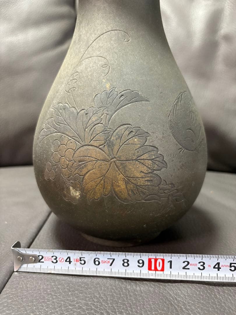 置物　花瓶　鳥