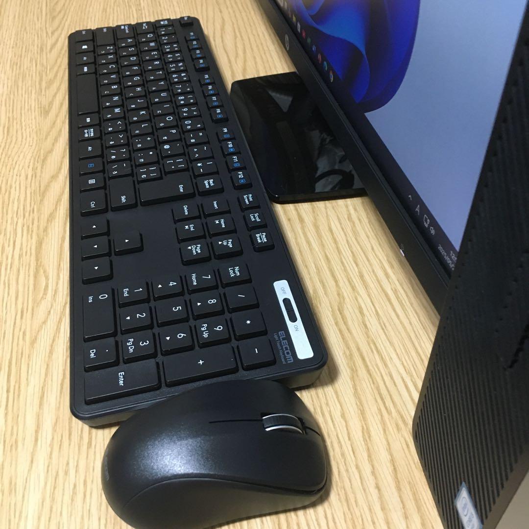 HP ProDesk Win11 23.8'モニター付 強力デスクトップ 取説