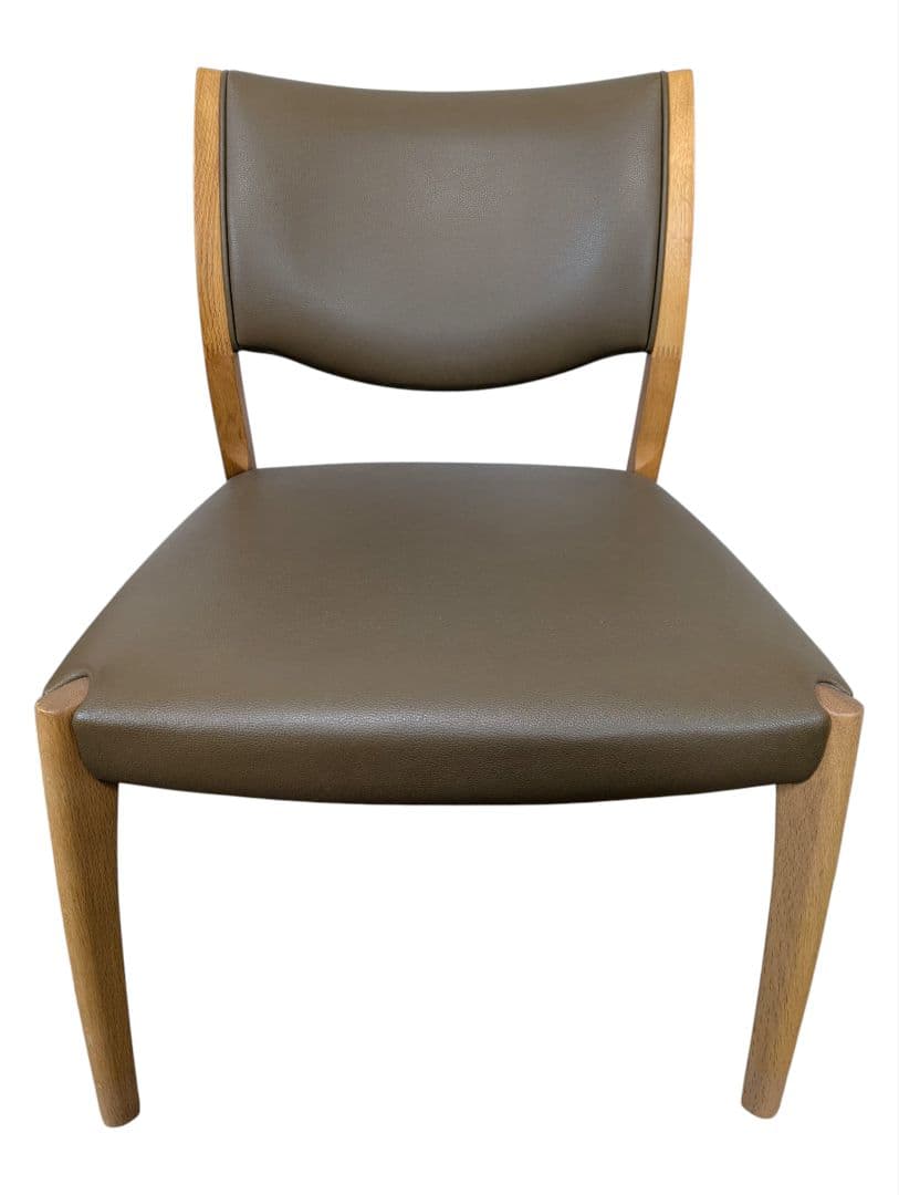 【極上品】浜本工芸 ダイニングチェア DC-5400 合成皮革 レザーチェア