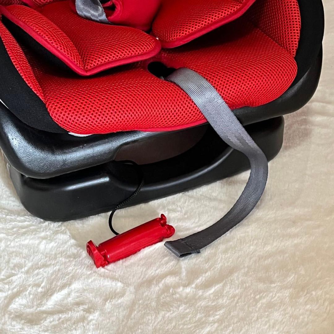 美品 リーマン LEAMAN カイナ チャイルドシート 1029A レッド
