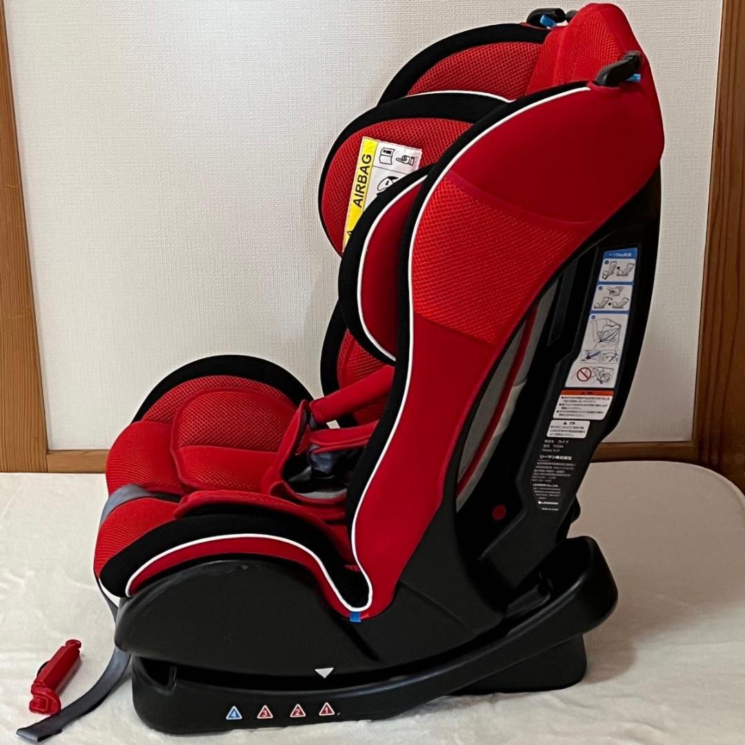 美品 リーマン LEAMAN カイナ チャイルドシート 1029A レッド