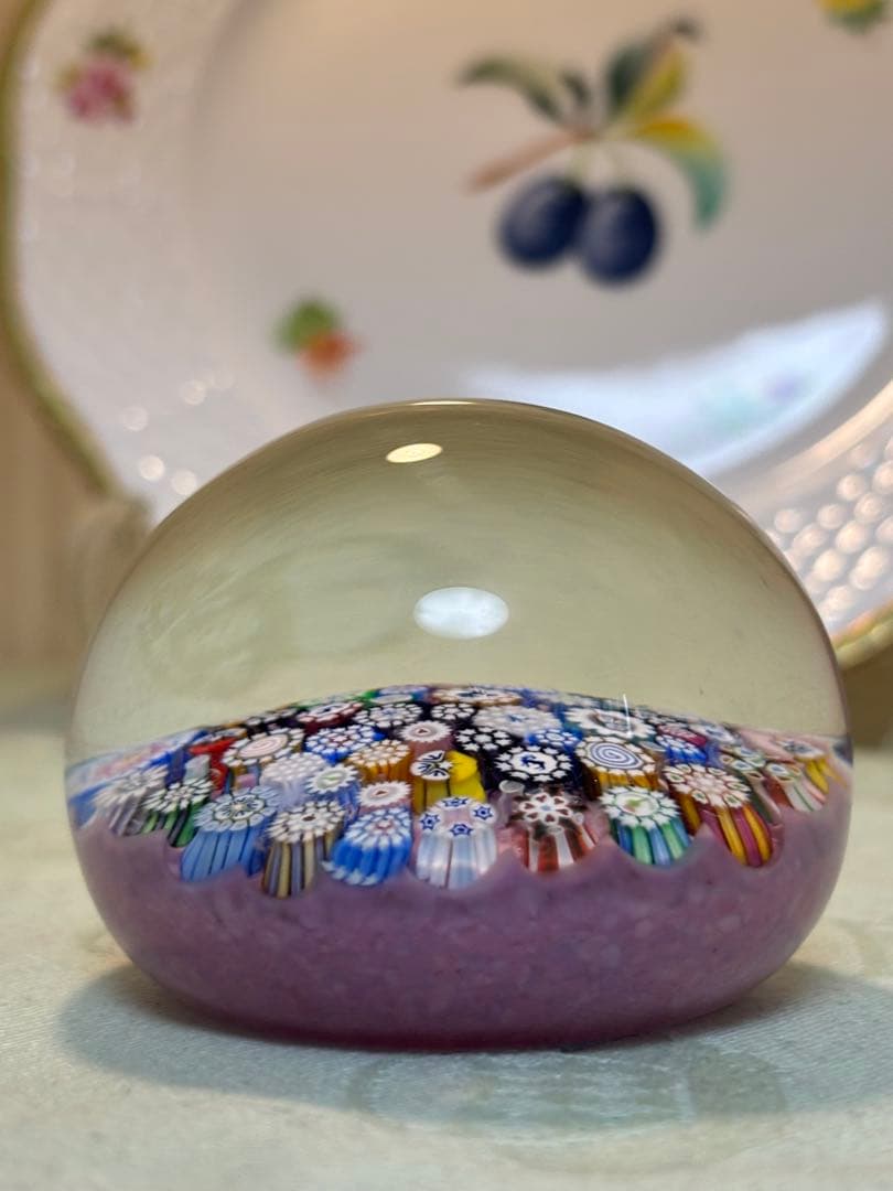 パースシャー　ジョン・ディーコン　ミルフィオリペーパーウェイト