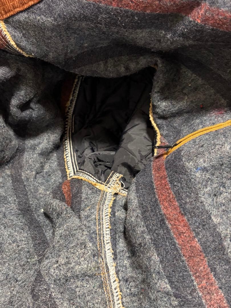 ショート丈00s USA製ブラウンカーハートデ トロイトジャケット M